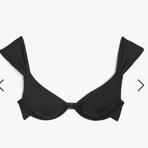 Onia x WeWoreWhat Black Allie Bikini